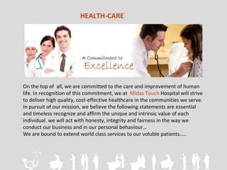 midas mission statement|Statement of Values.